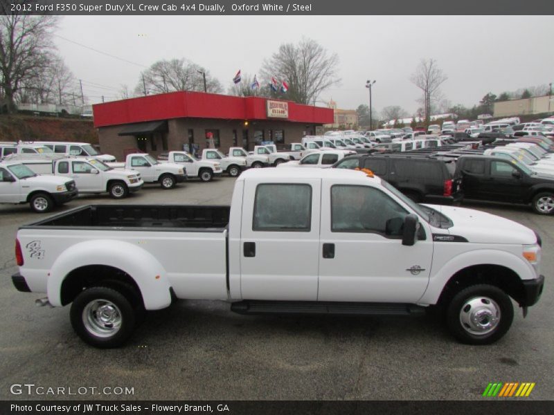 Oxford White / Steel 2012 Ford F350 Super Duty XL Crew Cab 4x4 Dually
