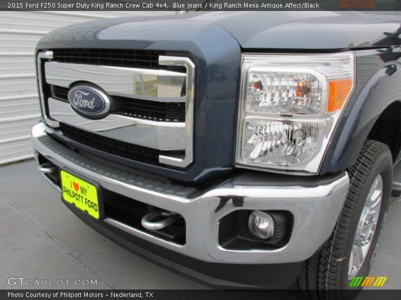 Blue Jeans / King Ranch Mesa Antique Affect/Black 2015 Ford F250 Super Duty King Ranch Crew Cab 4x4