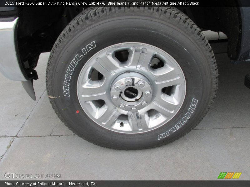 Blue Jeans / King Ranch Mesa Antique Affect/Black 2015 Ford F250 Super Duty King Ranch Crew Cab 4x4