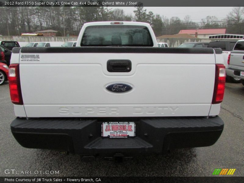 Oxford White / Steel 2012 Ford F350 Super Duty XL Crew Cab 4x4 Dually