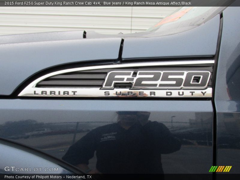 Blue Jeans / King Ranch Mesa Antique Affect/Black 2015 Ford F250 Super Duty King Ranch Crew Cab 4x4