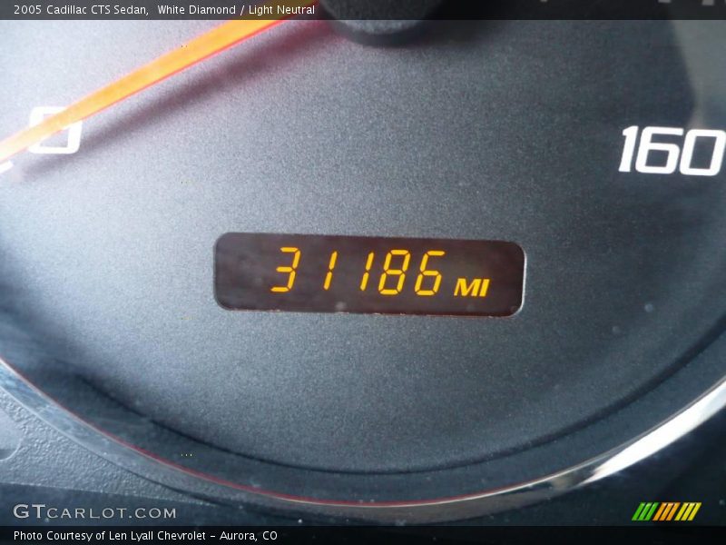 White Diamond / Light Neutral 2005 Cadillac CTS Sedan