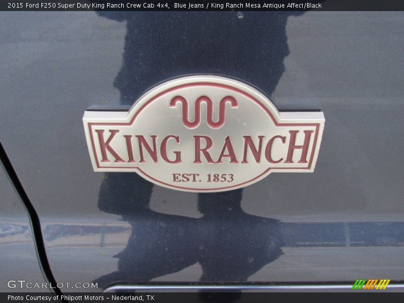 Blue Jeans / King Ranch Mesa Antique Affect/Black 2015 Ford F250 Super Duty King Ranch Crew Cab 4x4