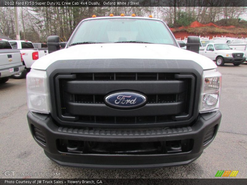 Oxford White / Steel 2012 Ford F350 Super Duty XL Crew Cab 4x4 Dually