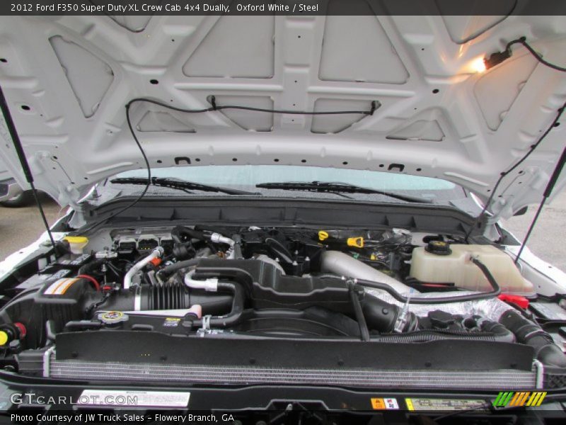 Oxford White / Steel 2012 Ford F350 Super Duty XL Crew Cab 4x4 Dually
