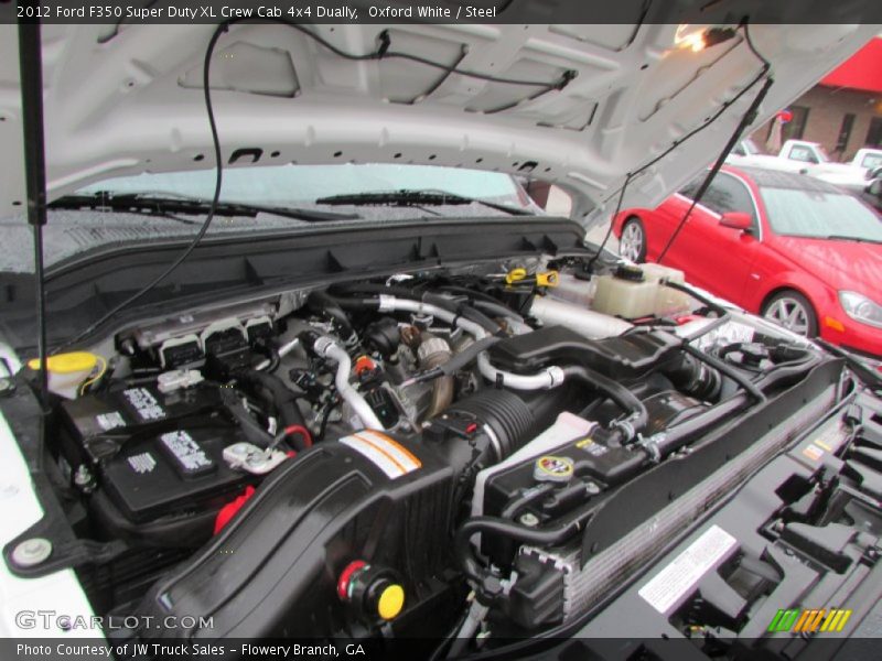 Oxford White / Steel 2012 Ford F350 Super Duty XL Crew Cab 4x4 Dually