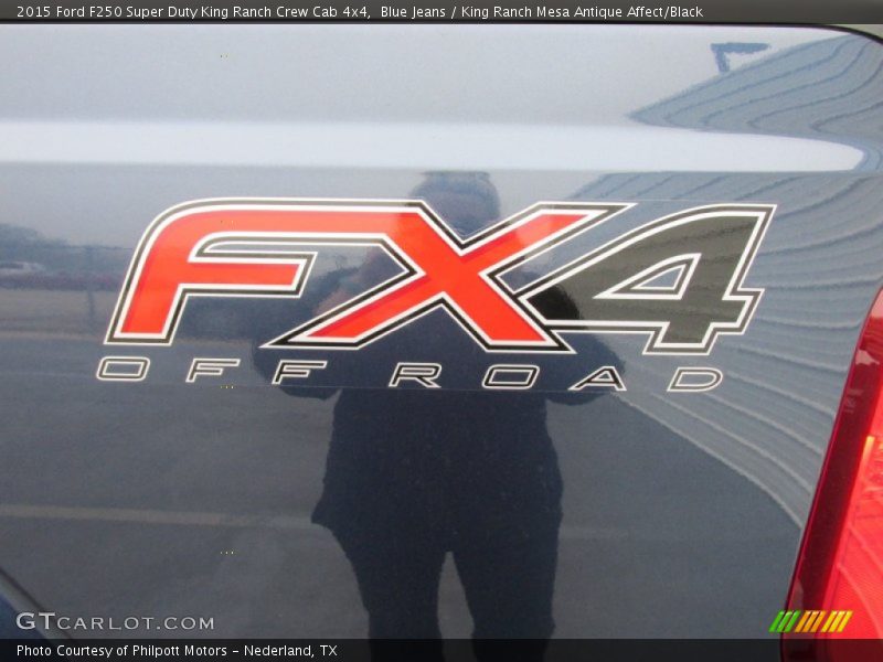 Blue Jeans / King Ranch Mesa Antique Affect/Black 2015 Ford F250 Super Duty King Ranch Crew Cab 4x4