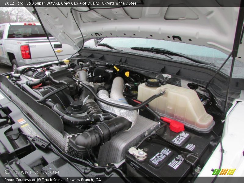 Oxford White / Steel 2012 Ford F350 Super Duty XL Crew Cab 4x4 Dually
