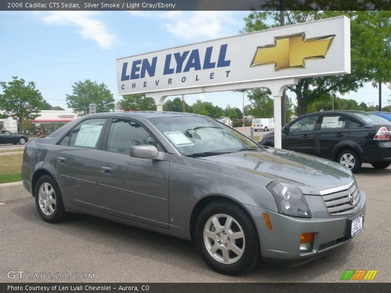 Silver Smoke / Light Gray/Ebony 2006 Cadillac CTS Sedan