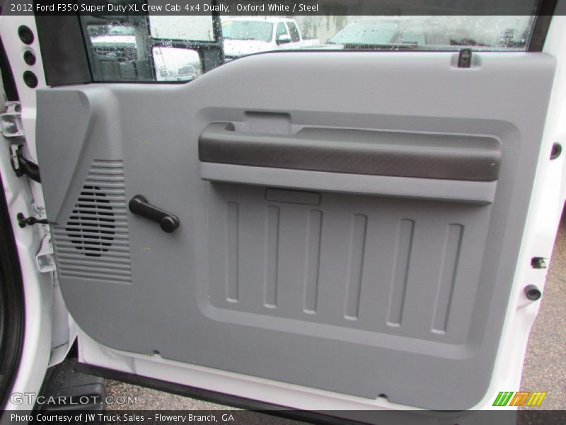 Oxford White / Steel 2012 Ford F350 Super Duty XL Crew Cab 4x4 Dually