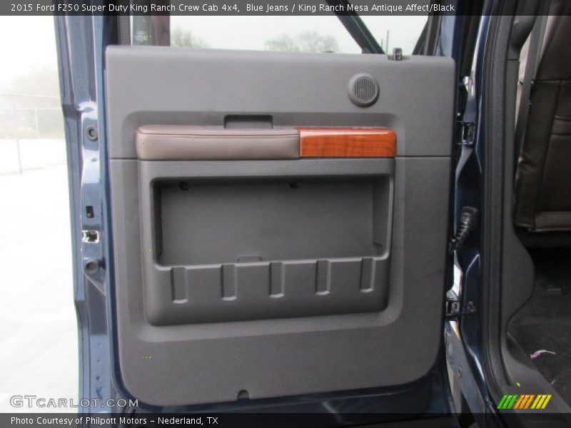Blue Jeans / King Ranch Mesa Antique Affect/Black 2015 Ford F250 Super Duty King Ranch Crew Cab 4x4