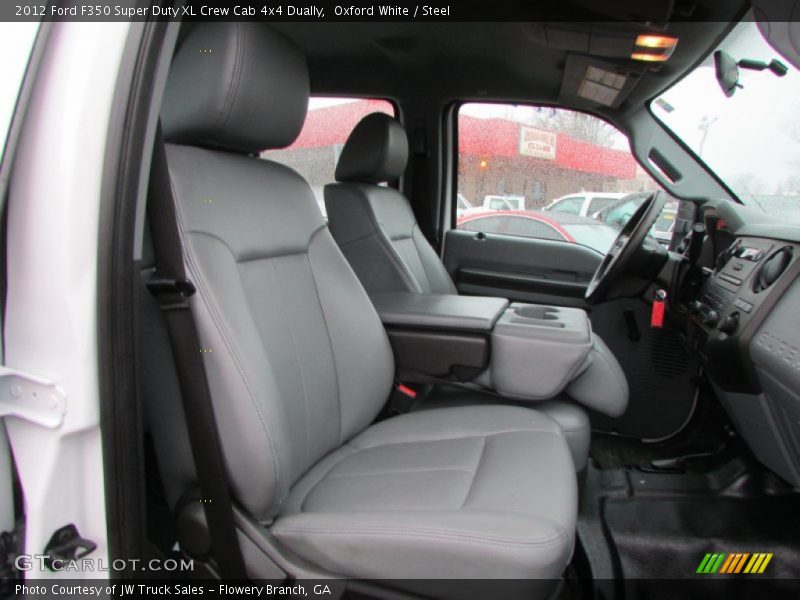Oxford White / Steel 2012 Ford F350 Super Duty XL Crew Cab 4x4 Dually