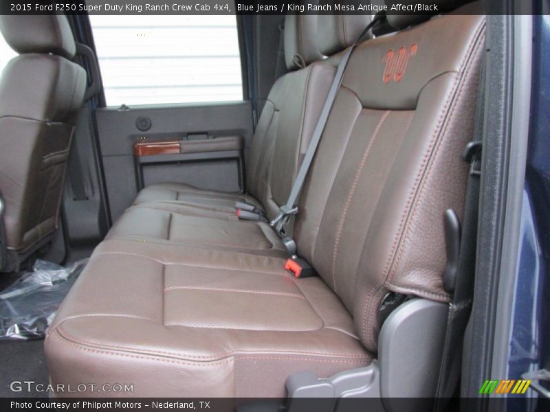 Blue Jeans / King Ranch Mesa Antique Affect/Black 2015 Ford F250 Super Duty King Ranch Crew Cab 4x4