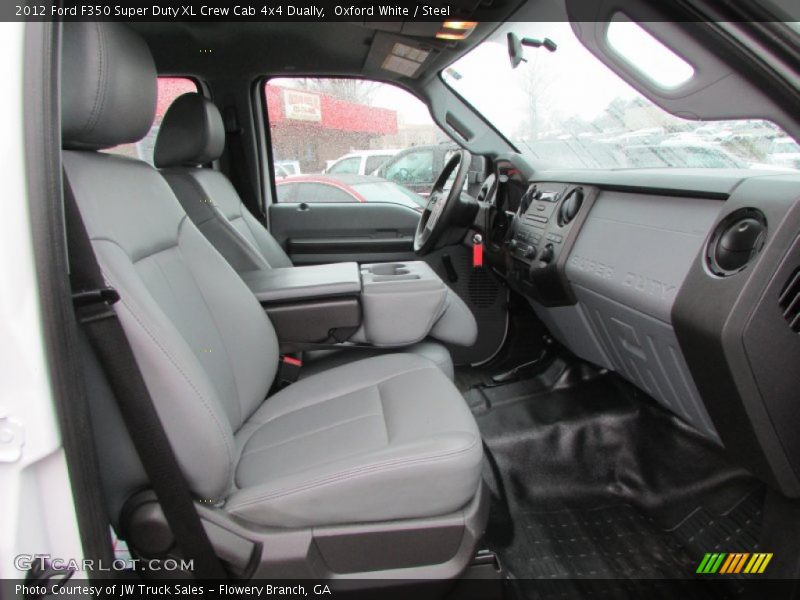 Oxford White / Steel 2012 Ford F350 Super Duty XL Crew Cab 4x4 Dually