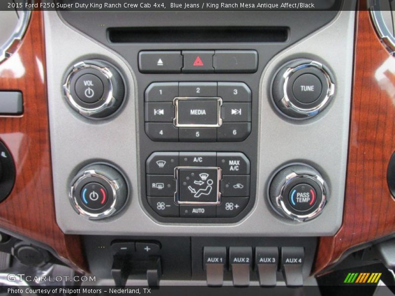 Blue Jeans / King Ranch Mesa Antique Affect/Black 2015 Ford F250 Super Duty King Ranch Crew Cab 4x4
