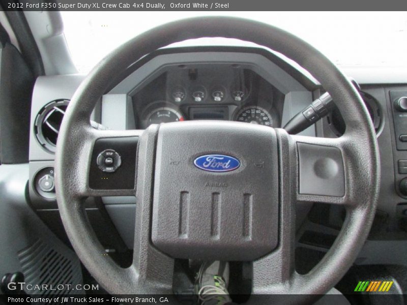 Oxford White / Steel 2012 Ford F350 Super Duty XL Crew Cab 4x4 Dually