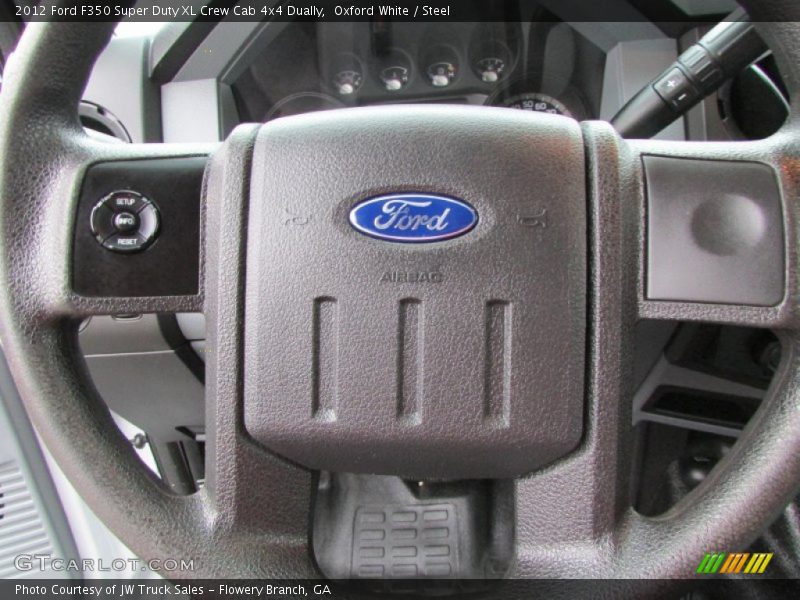 Oxford White / Steel 2012 Ford F350 Super Duty XL Crew Cab 4x4 Dually