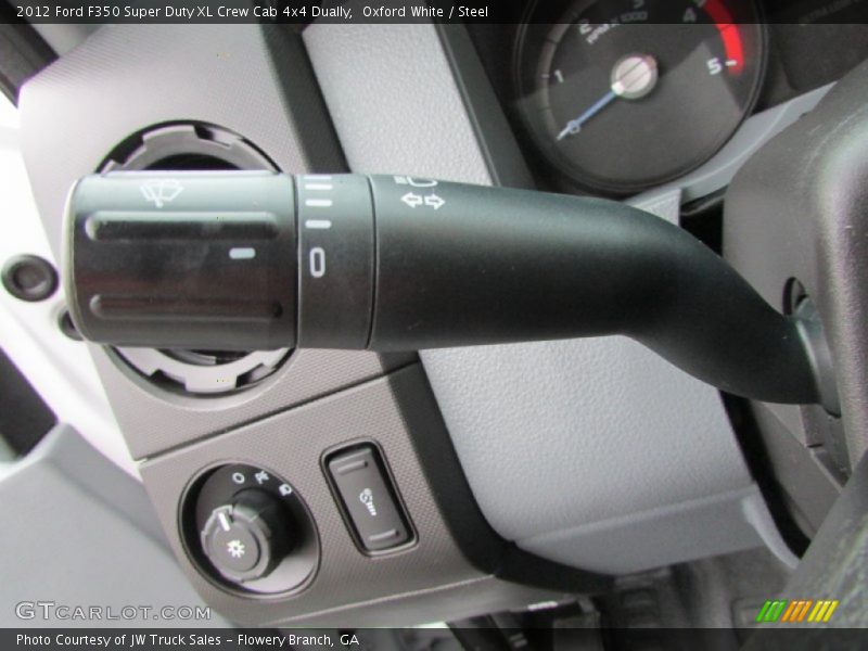 Oxford White / Steel 2012 Ford F350 Super Duty XL Crew Cab 4x4 Dually