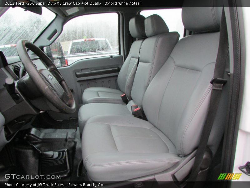 Oxford White / Steel 2012 Ford F350 Super Duty XL Crew Cab 4x4 Dually