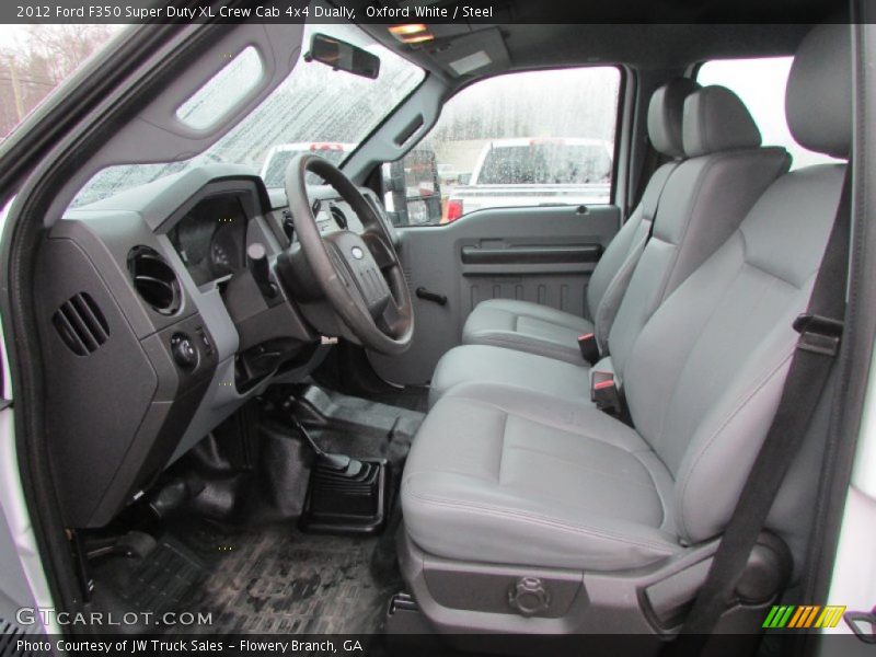 Oxford White / Steel 2012 Ford F350 Super Duty XL Crew Cab 4x4 Dually
