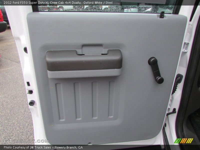 Oxford White / Steel 2012 Ford F350 Super Duty XL Crew Cab 4x4 Dually