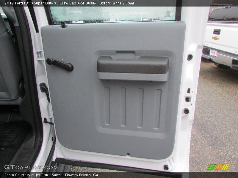 Oxford White / Steel 2012 Ford F350 Super Duty XL Crew Cab 4x4 Dually