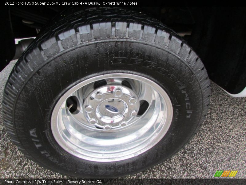 Oxford White / Steel 2012 Ford F350 Super Duty XL Crew Cab 4x4 Dually