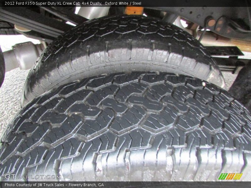 Oxford White / Steel 2012 Ford F350 Super Duty XL Crew Cab 4x4 Dually