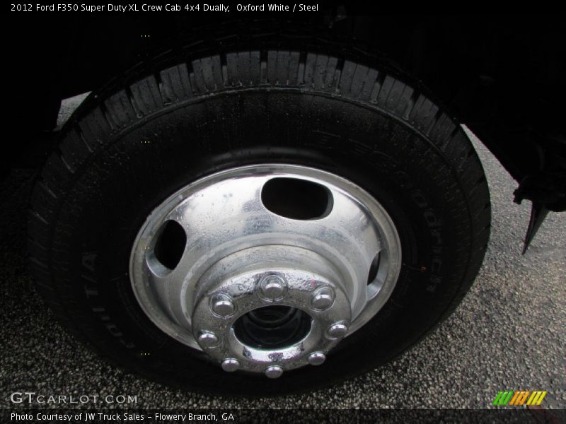 Oxford White / Steel 2012 Ford F350 Super Duty XL Crew Cab 4x4 Dually