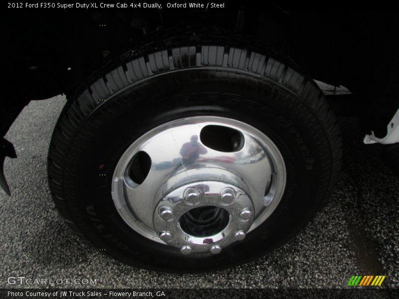 Oxford White / Steel 2012 Ford F350 Super Duty XL Crew Cab 4x4 Dually