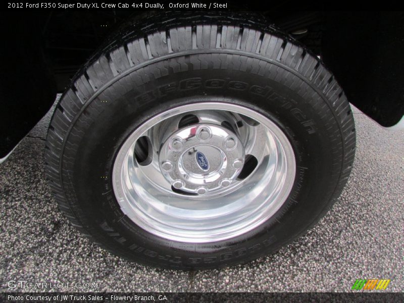 Oxford White / Steel 2012 Ford F350 Super Duty XL Crew Cab 4x4 Dually