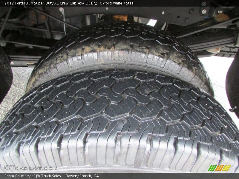 Oxford White / Steel 2012 Ford F350 Super Duty XL Crew Cab 4x4 Dually