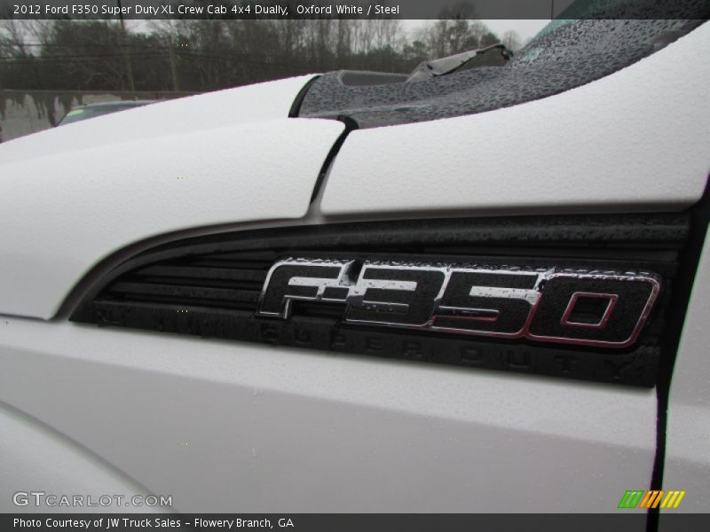 Oxford White / Steel 2012 Ford F350 Super Duty XL Crew Cab 4x4 Dually