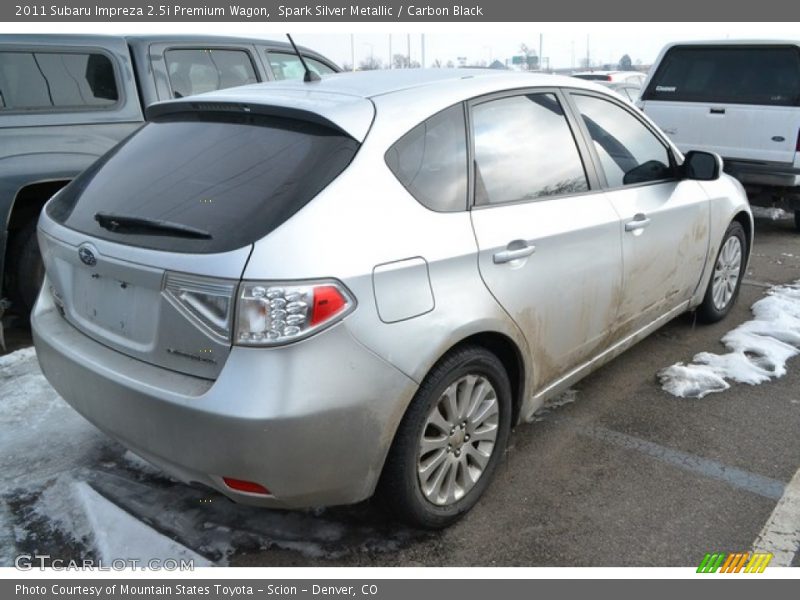 Spark Silver Metallic / Carbon Black 2011 Subaru Impreza 2.5i Premium Wagon