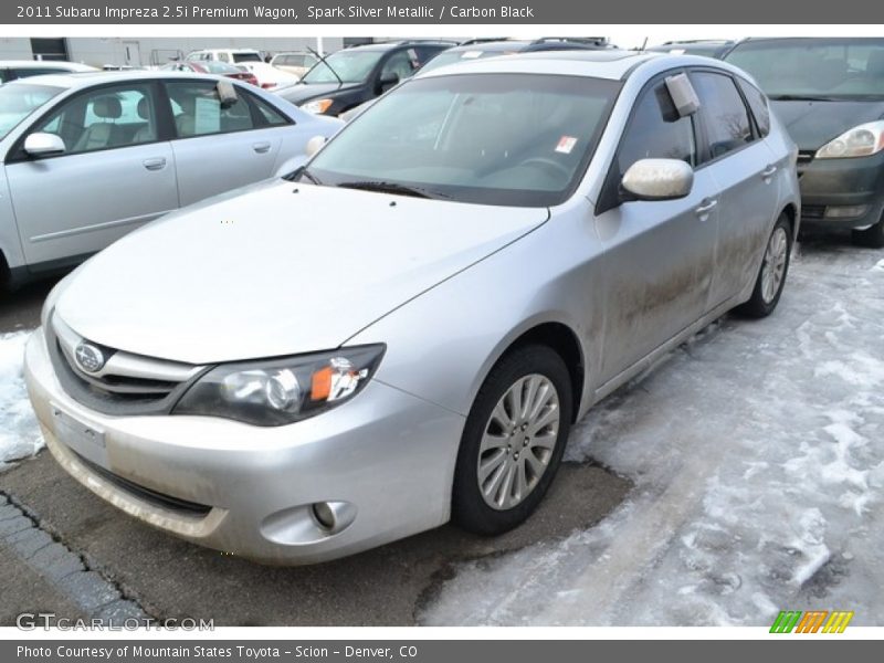 Spark Silver Metallic / Carbon Black 2011 Subaru Impreza 2.5i Premium Wagon