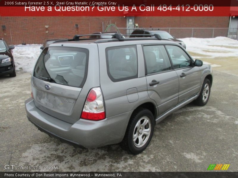 Steel Gray Metallic / Graphite Gray 2006 Subaru Forester 2.5 X