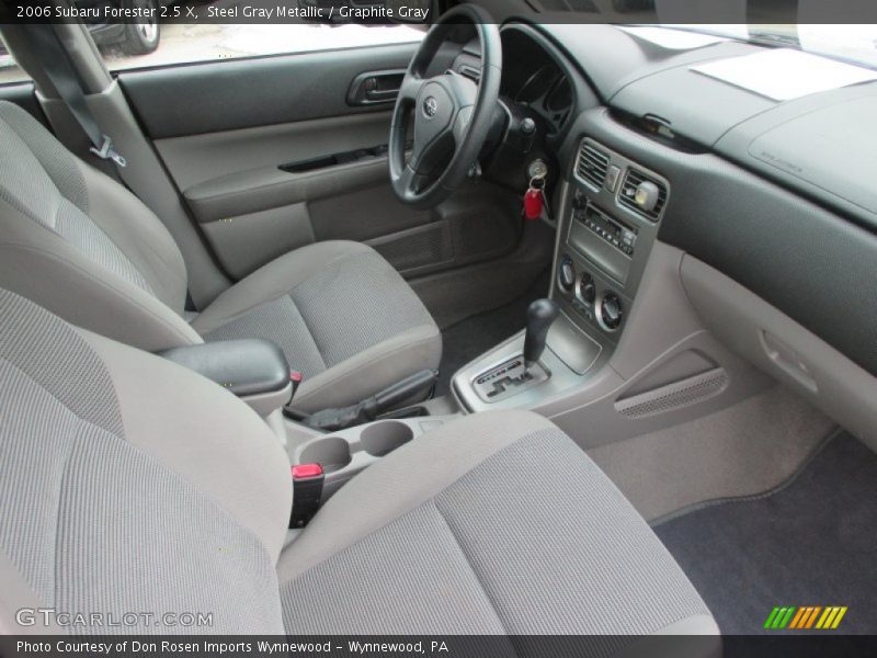 Steel Gray Metallic / Graphite Gray 2006 Subaru Forester 2.5 X