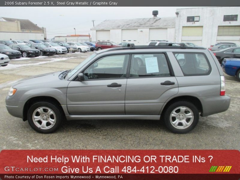 Steel Gray Metallic / Graphite Gray 2006 Subaru Forester 2.5 X