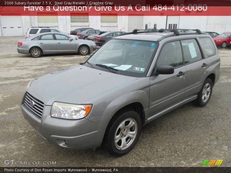 Steel Gray Metallic / Graphite Gray 2006 Subaru Forester 2.5 X