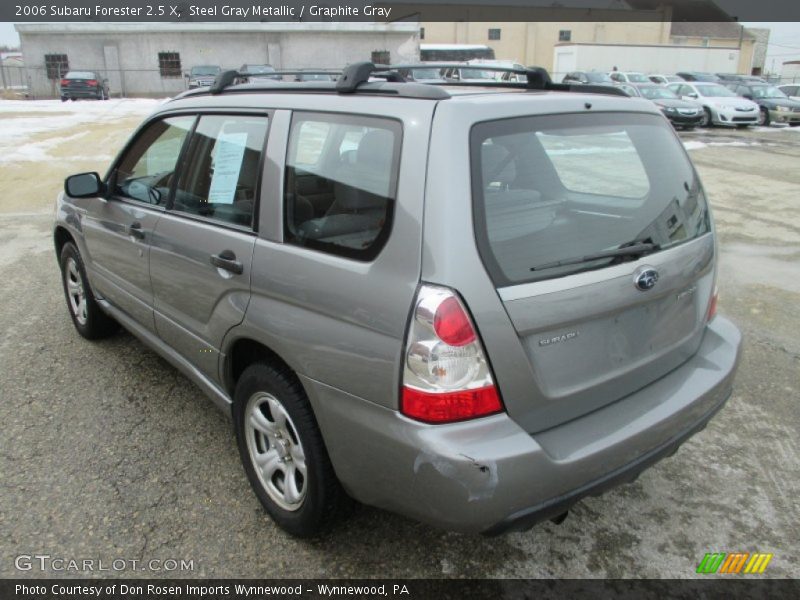 Steel Gray Metallic / Graphite Gray 2006 Subaru Forester 2.5 X