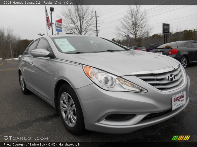 Radiant Silver / Gray 2013 Hyundai Sonata GLS