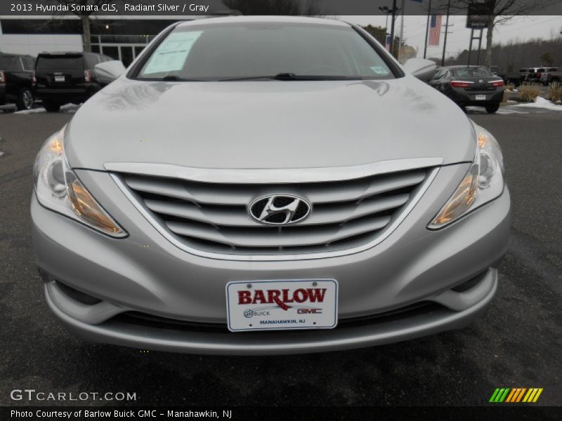 Radiant Silver / Gray 2013 Hyundai Sonata GLS