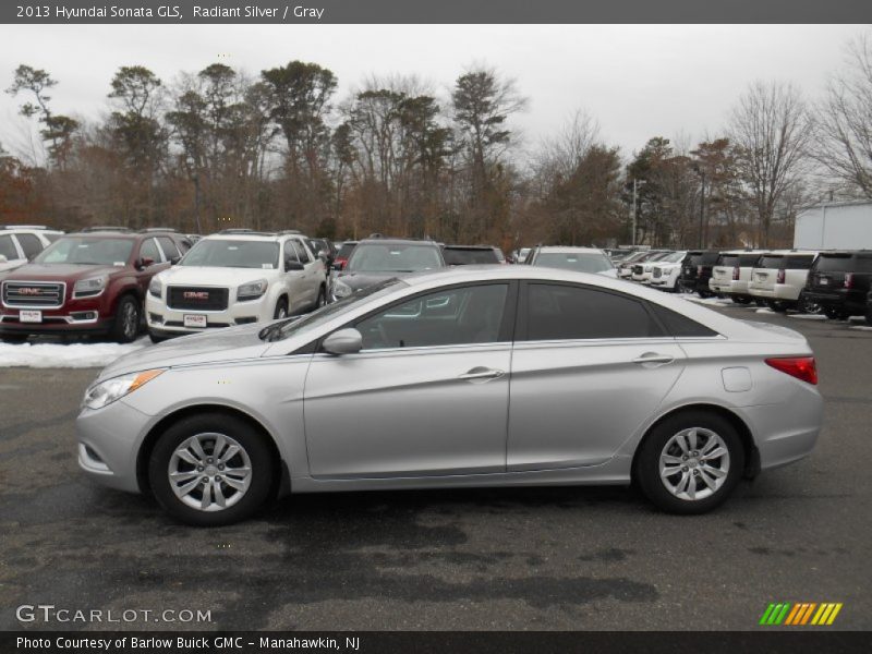 Radiant Silver / Gray 2013 Hyundai Sonata GLS