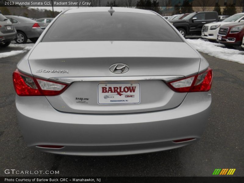 Radiant Silver / Gray 2013 Hyundai Sonata GLS