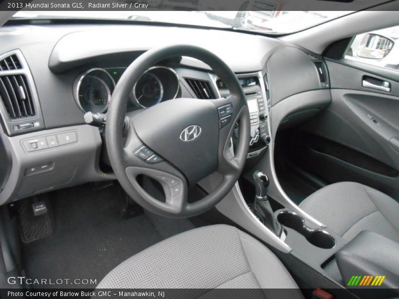 Radiant Silver / Gray 2013 Hyundai Sonata GLS