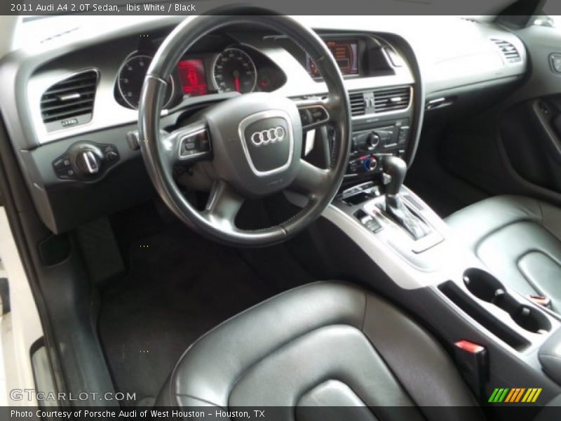 Ibis White / Black 2011 Audi A4 2.0T Sedan