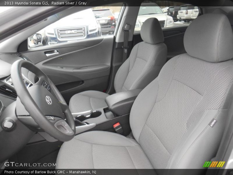 Radiant Silver / Gray 2013 Hyundai Sonata GLS