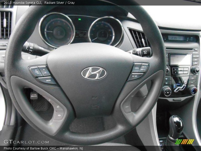 Radiant Silver / Gray 2013 Hyundai Sonata GLS