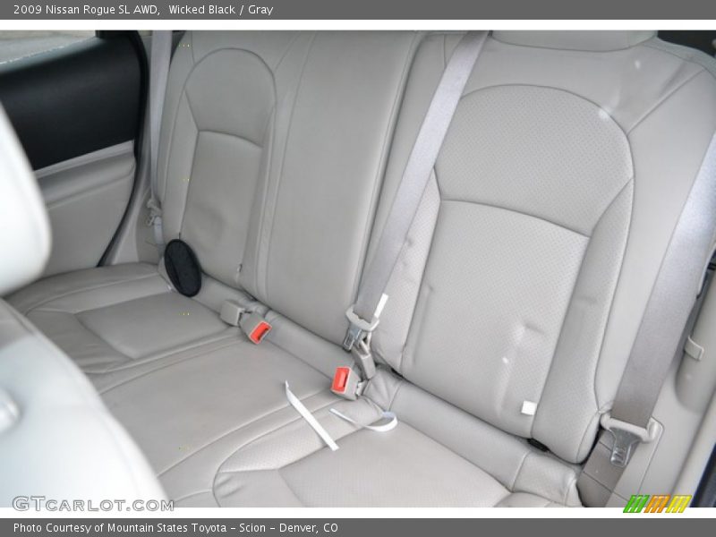 Wicked Black / Gray 2009 Nissan Rogue SL AWD