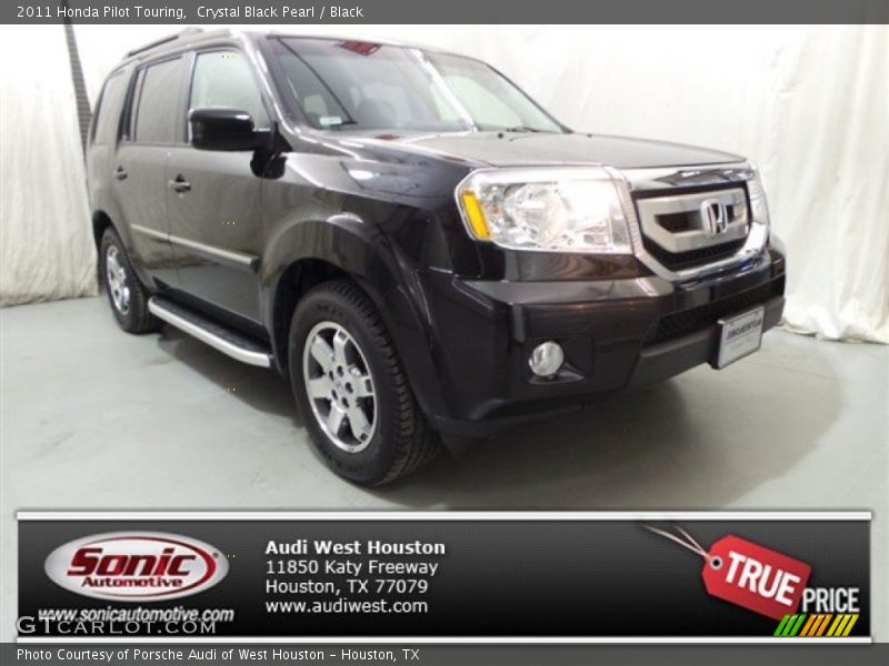 Crystal Black Pearl / Black 2011 Honda Pilot Touring